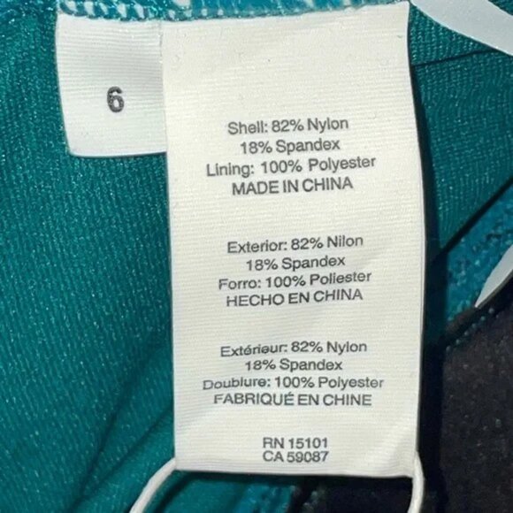 BLEU Rod Beattie Tropic Thunder One Piece Halter Swimsuit sz 6 - Picture 3 of 3